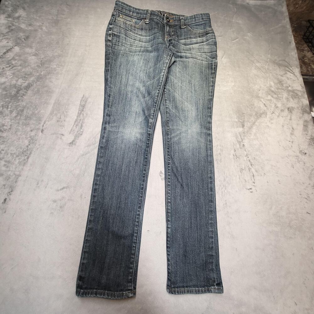 Gap Jeans Womens 4 Blue Medium Wash Skinny Stretch Denim 5-Pocket
